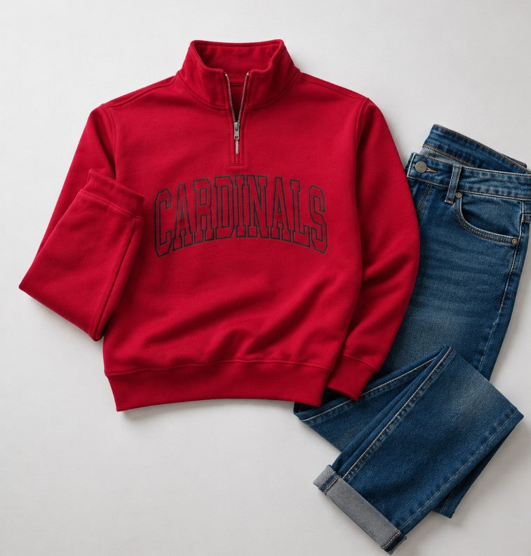 Cardinals quarter zip