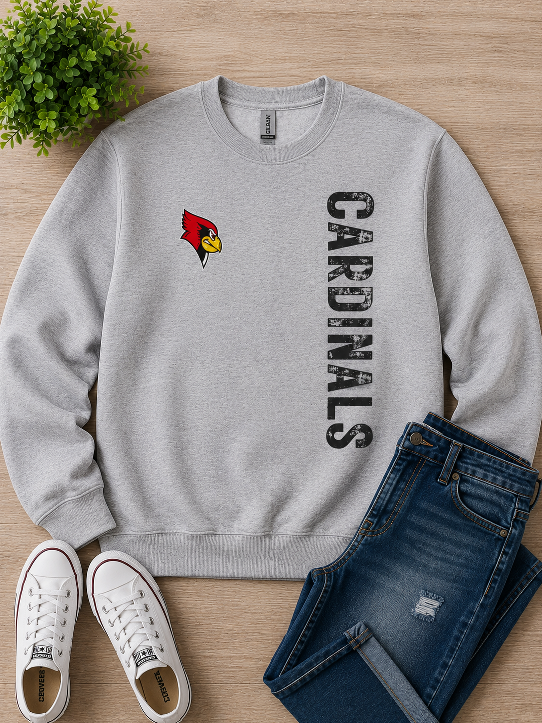 Cardinals down quarter zip