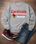 Cardinal with lines long sleeve