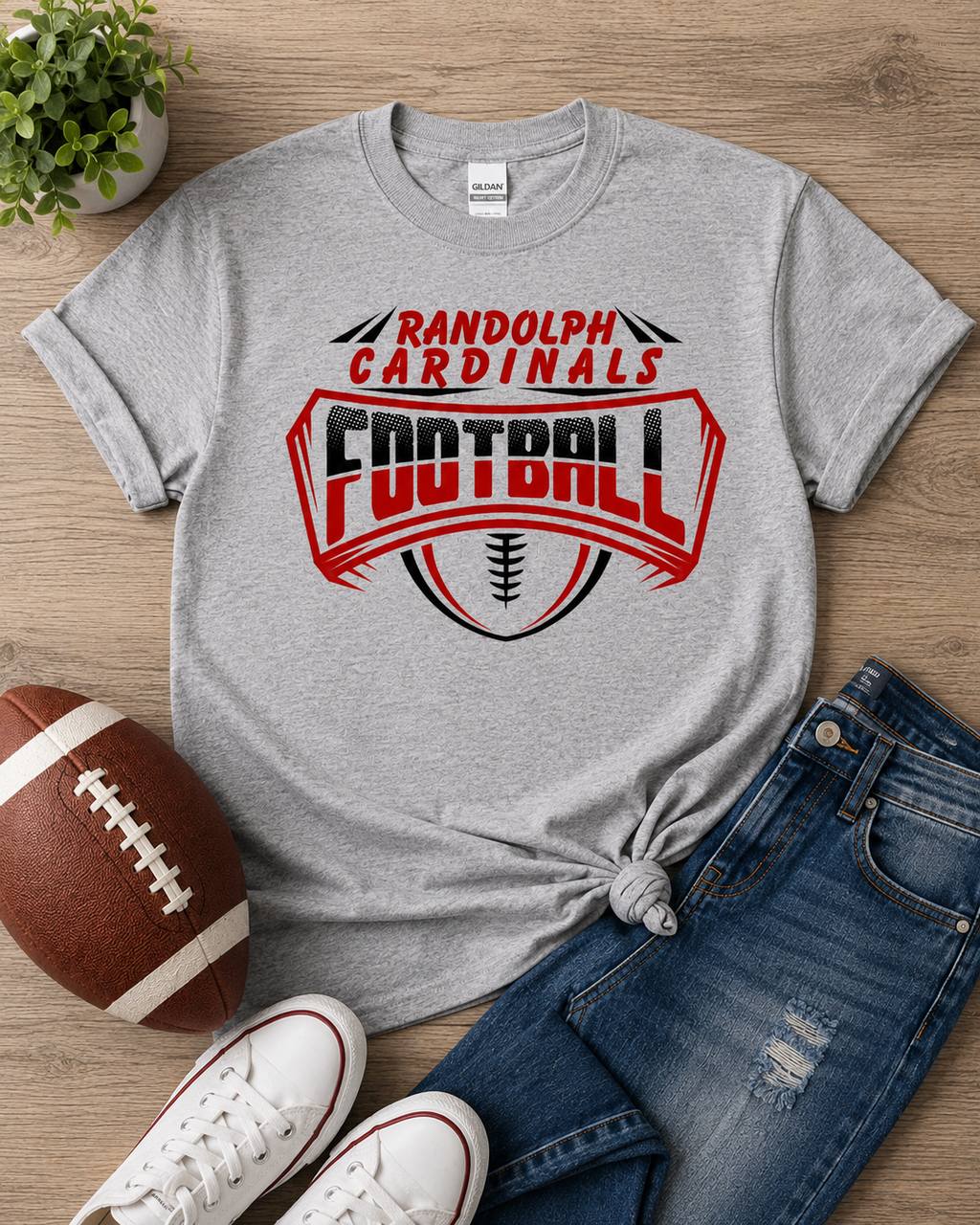 Cardinal football long sleeve