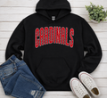 Cardinals polka dot hoodie