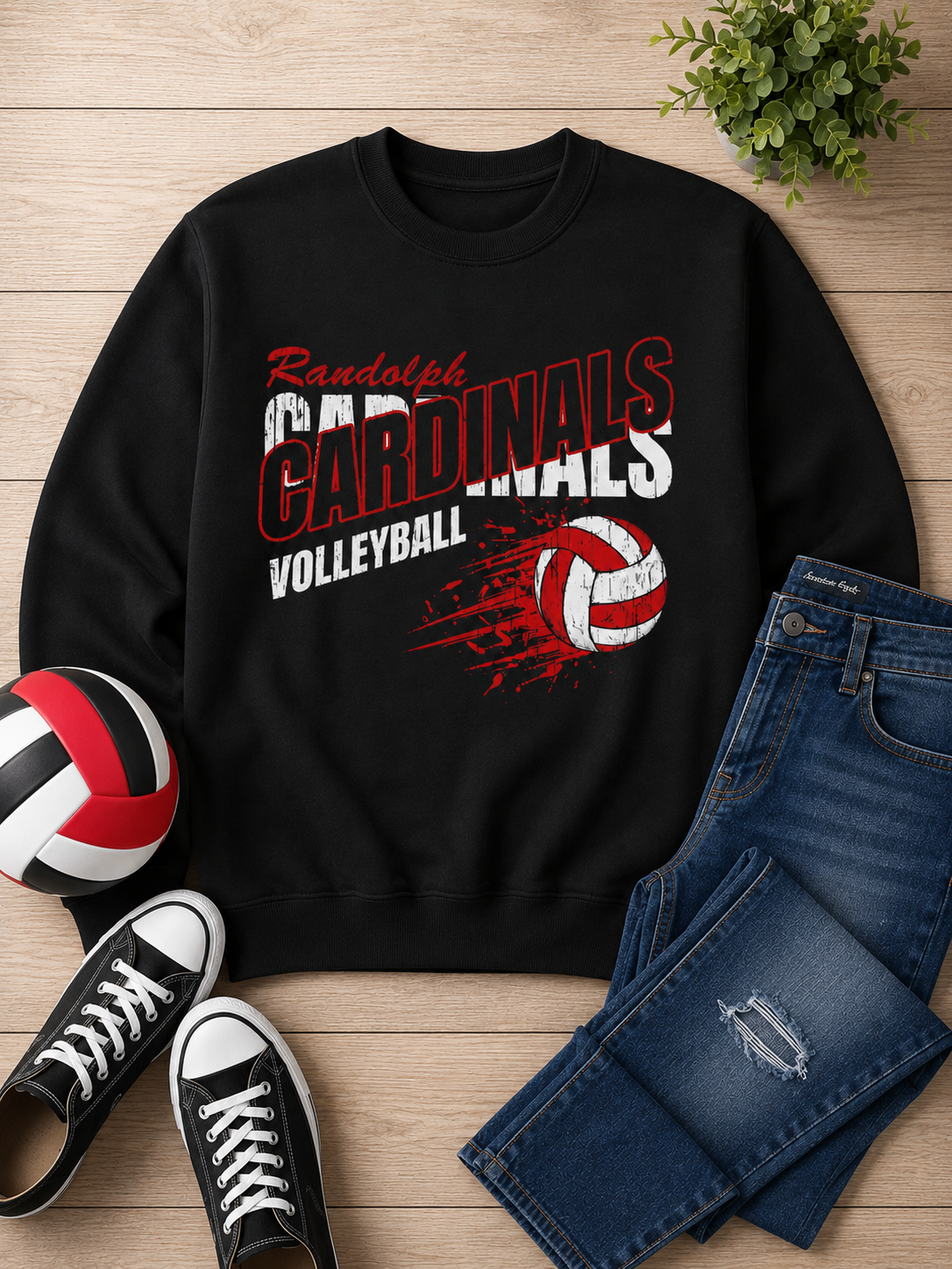 Cardinals volleyball long sleeve